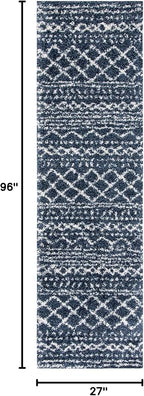 SAFAVIEH Arizona Shag Collection Runner Rug - Image 2