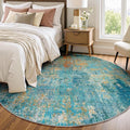 RELEANY Washable Area Rugs 8ft Non-Slip Modern Abstract Soft by RELEANY
