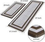 Mattitude Kitchen Mats Set of 2 Cushioned Anti-Fatigue Non-Skid Rug Sets - Image 3