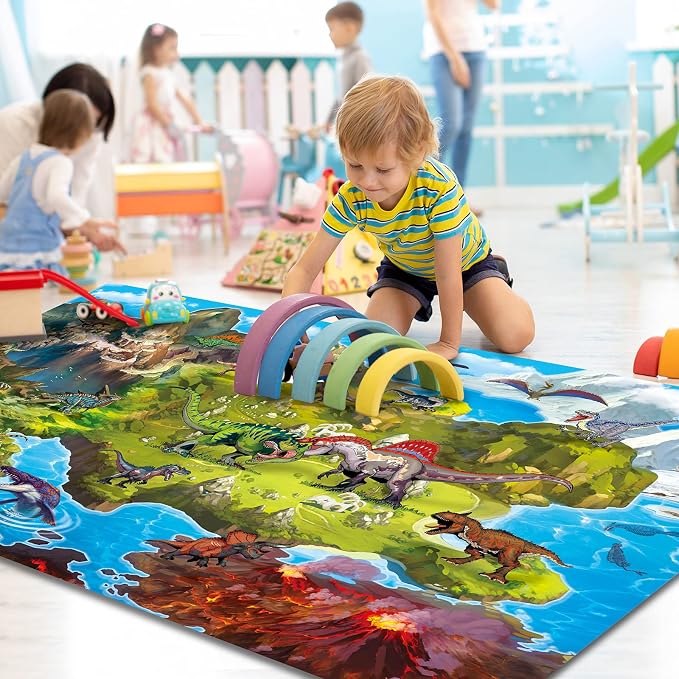 Oriate Kids Toy Dream Mat Monster Truck Activity Playmat, Ideal Children's - Image 7