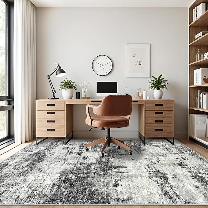 9x12 Area Rugs Living Room Rugs: Large Washable Rug - Image 4