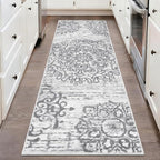 HEBE Hallway Runner Rug 2'x5' Washable Vintage Distressed Area Rugs Non Slip by HEBE
