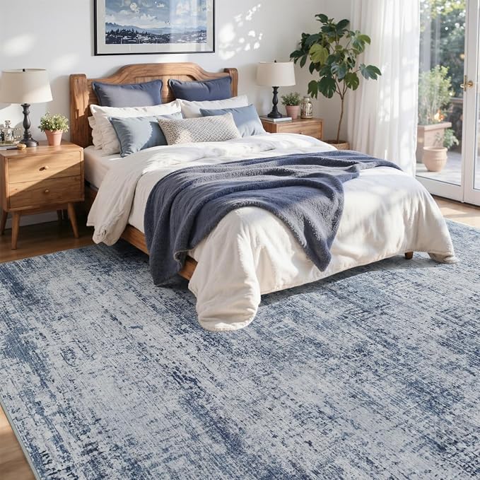 5x7 Ft Area Rugs for Living Room, Soft Non-Slip Washable Rugs Modern Abstract - Image 4