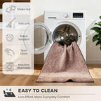 PURRUGS Easy Care Area Rug 4ft x 6ft, Non-Slip Machine Washable Entryway Rug - Image 7