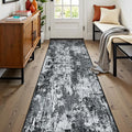 RELEANY Washable Area Rugs 2'x8' Non-Slip Modern Abstract Soft by RELEANY