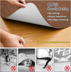 Placoot Desk Chair Mat for Hardwood Floor Corduroy Surface 1/6" Thick 55"x35" - Image 4