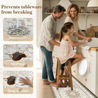 Boho Kitchen Mats for Floor 2 Piece Set Anti Fatigue Cushioned PVC Kitchen Rugs - Image 5