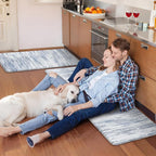 KIMODE Anti Fatigue Kitchen Mats 17"x47"+17"x29", Abstract Kitchen Rugs Sets of - Image 8
