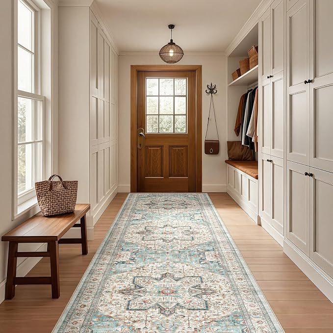 Tortania Area Rug 3x8 Runner Rugs - Image 6
