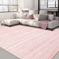 Nakagishi Pink Rugs for Bedroom Girls: 5x8 Washable Boho Large Neutral Area Rug by NakagishiAreaRug
