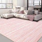Nakagishi Pink Rugs for Bedroom Girls: 7x10 Washable Boho Large Neutral Cute by NakagishiAreaRug