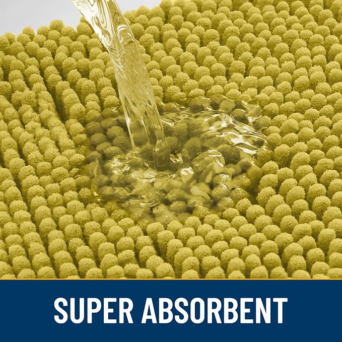 Smiry Dog Door Mat for Muddy Paws 36x24, Absorbent Dirt Trapper, Non-Slip - Image 4