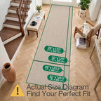 LUMI Ultra Thin Runner Rug for Hallway 2.3'x12', Non-Slip Entryway Rug - Image 2