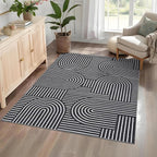 ROYHOME Washable Rug 4x6 Area Rugs - Image 4