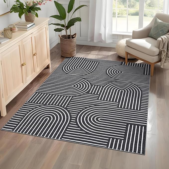 ROYHOME Washable Rug 4x6 Area Rugs - Image 4