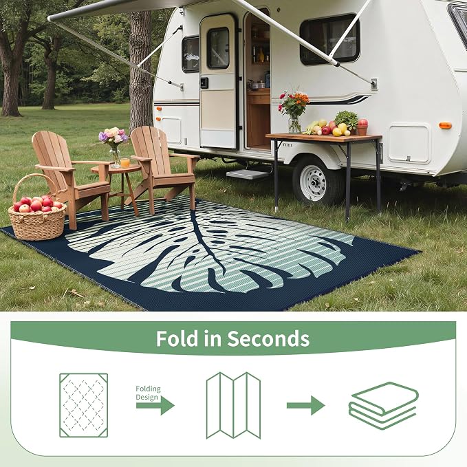 GENIMO Outdoor Rug 6' x 9' Waterproof - Image 7