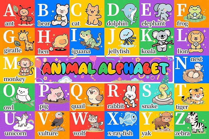 Non-Slip & Soft Kids Alphabet Rug - Image 8