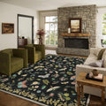 Washable Area Rug for Living Room: 8x10 Area Rugs Vintage Rugs Stain Resistant by palohom