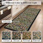 Collive Anti Fatigue Kitchen Mats, Cushioned Floral Kitchen Rugs Non Slip - Image 9