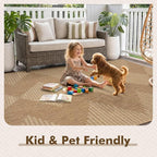 MontVoo-3x5 Outdoor Rug Porch Entryway Rug-Polypropylene Indoor Outdoor Rugs - Image 7