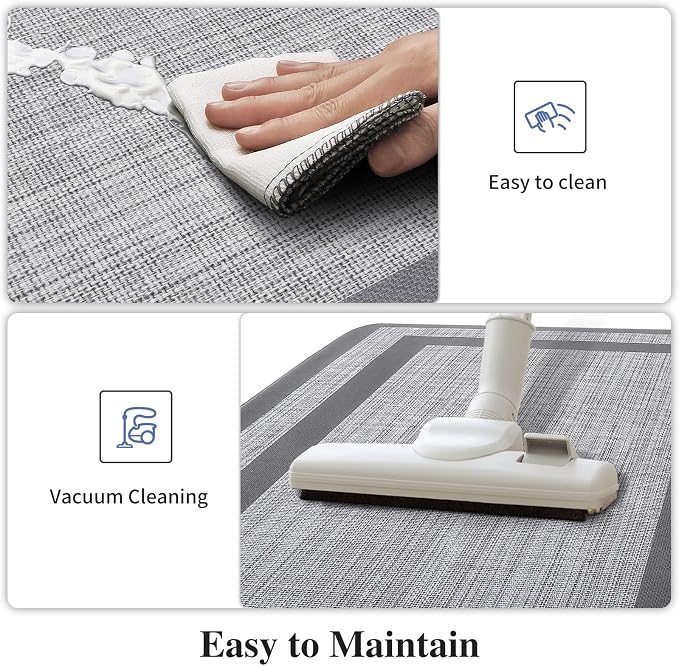 Mattitude Kitchen Mats Set of 2, Cushioned Anti-Fatigue Non-Skid Rug Sets - Image 5