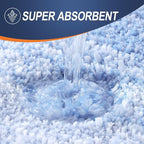 OLANLY Small Bathroom Rugs Mat 24x16, Extra Soft Absorbent Microfiber Bath Rugs - Image 4