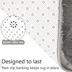 LOCHAS Ultra Soft Indoor Modern Area Rugs Fluffy Living Room Carpets - Image 5