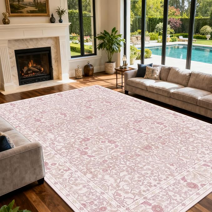 Area Rug for Living Room, 10x12 Large Washable Rugs for Dining Room, Non Slip - Image 2