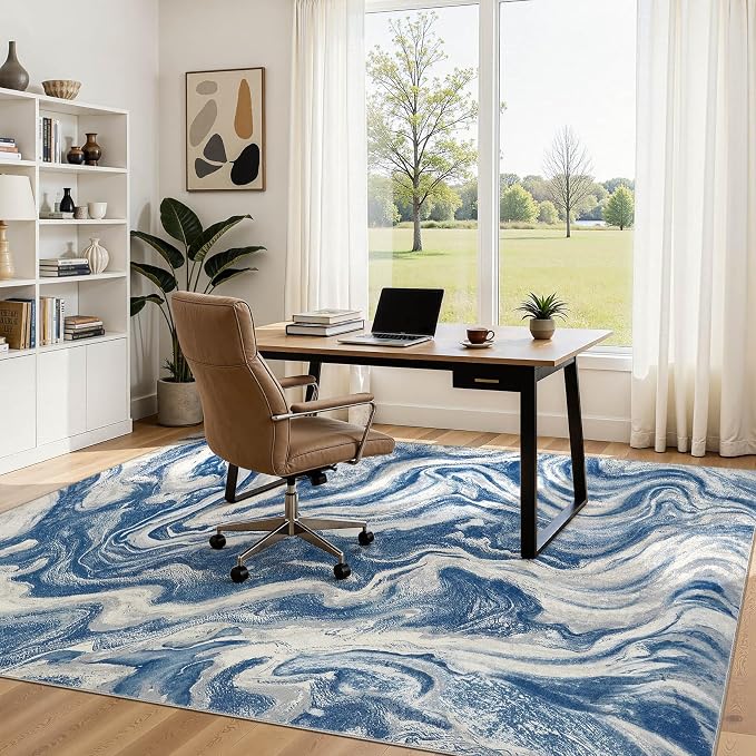 DMOYEST Living Room Area Rugs-6x9 Abstract Large Soft Indoor Washable Rug - Image 7