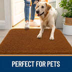 OLANLY Dog Door Mat for Muddy Paws 32x20, Absorbs Moisture and Dirt, Absorbent - Image 6