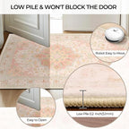 CAPALOCA Machine Washable Rugs Nursery Rug 8x10 Cute Girl Non Slip Low Pile - Image 6