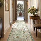Machine Washable Kitchen Runner Rug: 2'x10' Hallway Runner Non Slip Low Pile - Image 6