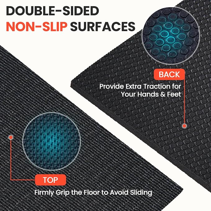 Stepwaver Extra Large Exercise Mat, Shoe-Friendly, Ultra Durable, Thick Large - Image 4