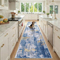 RELEANY Washable Area Rugs 2'6"x10 Non-Slip Modern Abstract Soft by RELEANY