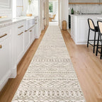 KUTA Extra Long Runner Rug for Hallway 2.6x20ft, Vintage Moroccan Washable - Image 2