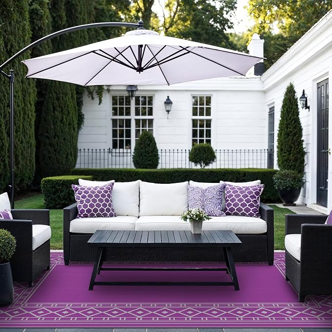GENIMO Outdoor Rug Waterproof 6'x9' - Image 3