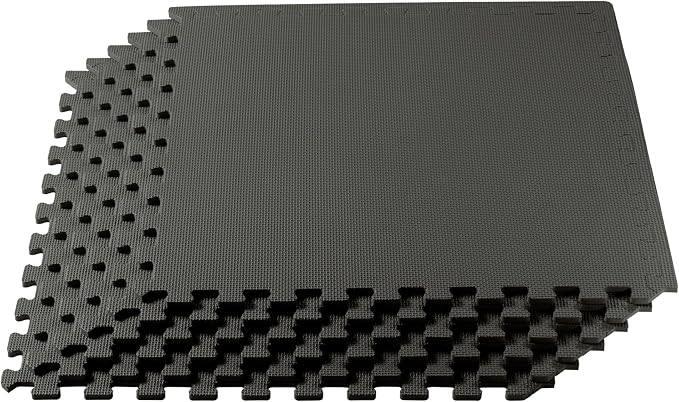 We Sell Mats 3/8" Thick Multipurpose EVA Foam Exercise Floor Mat, Interlocking by WeSellMats