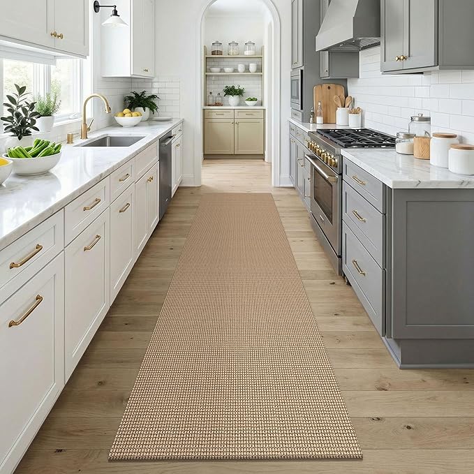 KOZYFLY Runners for Hallway 3x9, Wide Washable Runner Rug, Woven Non Slip - Image 2