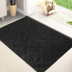 PURRUGS Dirt Trapping Door Mat 24" x 35.5", Non-Slip Machine Washable Entry Rug by PURRUGS
