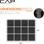 CAP Puzzle Exercise Mats | 3/4” Thick EVA Interlocking Foam Tiles - Image 4