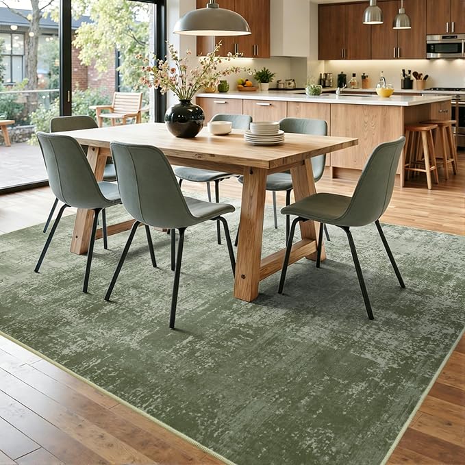 5x7 Ft Area Rugs for Living Room, Soft Non-Slip Washable Rugs Modern Abstract - Image 9