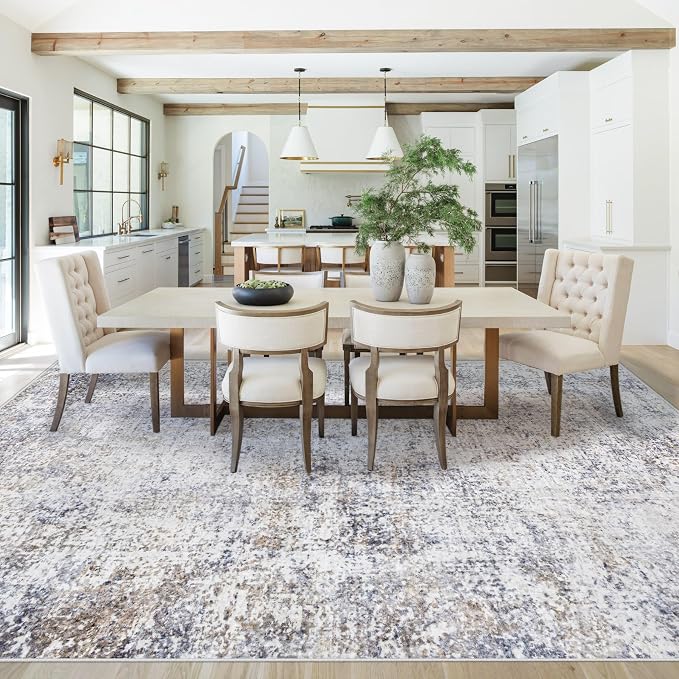 XLUEZ 9x12 Area Rug for Living Room, Washable Modern Abstract Large Area Rug - Image 5