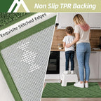 COSY HOMEER Kitchen Rugs 20"x48" Non-Slip Absorbent Soft Kitchen Runner Rug - Image 3