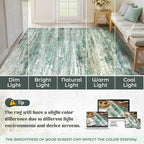 XLUEZ 5x7 Area Rugs for Living Room, Washable Modern Abstract Large Area Rug - Image 8