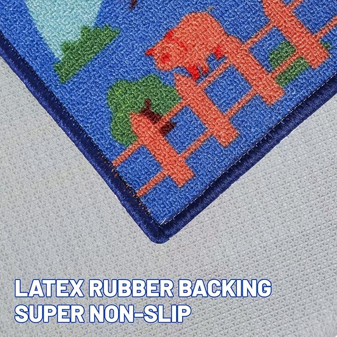 Kids Carpet Playmat Rug 78.7"x59", Car Rug - Image 7