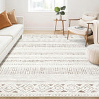 cotiled 10x13 Area Rugs Living Room Rug: Washable Boho Rugs - Image 7