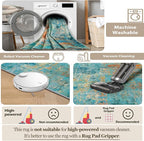 RELEANY Washable Area Rugs 5'x7' Non-Slip Modern Abstract Soft - Image 5
