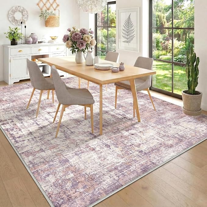 10x14 Area Rugs Washable Living Room Rug-No Slip Soft Carpets Modern Abstract - Image 6