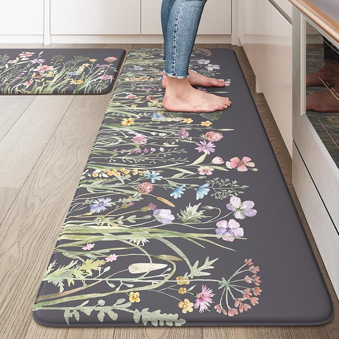 KIMODE Anti Fatigue Kitchen Mats by StayinComfortCookwithJoy