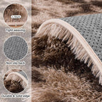 Area Rugs for Living Room 6x9, Ultra Soft Fluffy Rug for Bedroom, Modern Shaggy - Image 5